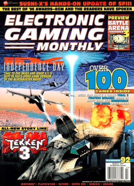 Cover of Electronic Gaming Monthly issue 3