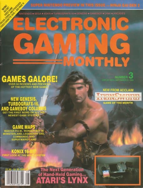 Cover of Electronic Gaming Monthly issue 3