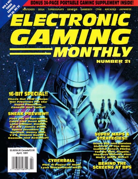 Cover of Electronic Gaming Monthly issue 4