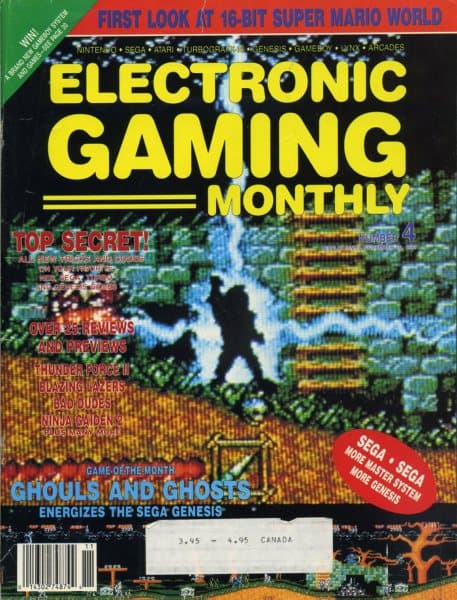 Cover of Electronic Gaming Monthly issue 4