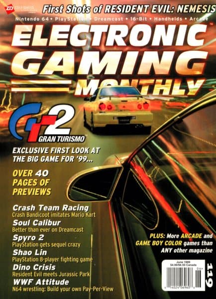 Cover of Electronic Gaming Monthly issue 6