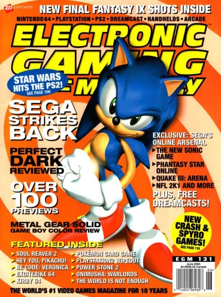 Cover of Electronic Gaming Monthly issue 6