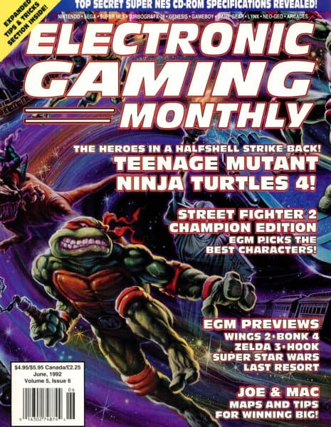 Cover of Electronic Gaming Monthly issue 6