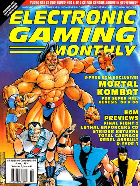 Cover of Electronic Gaming Monthly issue 6