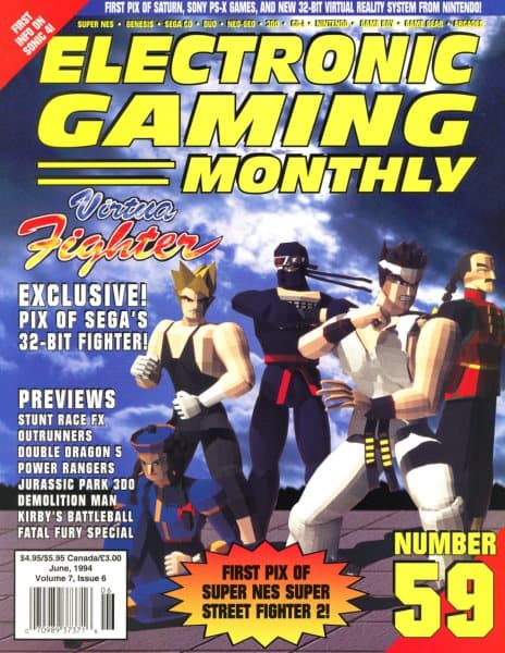 Cover of Electronic Gaming Monthly issue 6