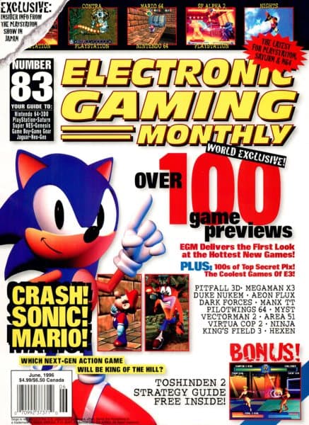 Cover of Electronic Gaming Monthly issue 6