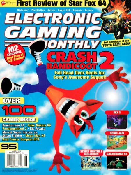 Cover of Electronic Gaming Monthly issue 6