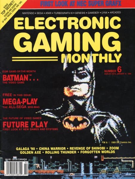 Cover of Electronic Gaming Monthly issue 6
