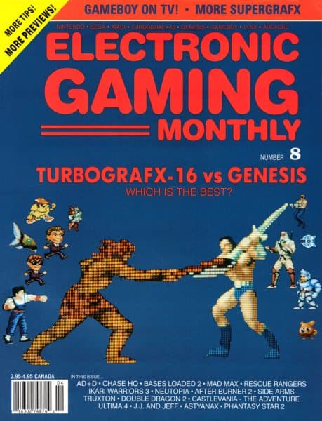 Cover of Electronic Gaming Monthly issue 8