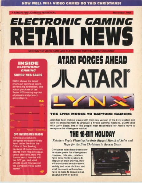 Cover of Electronic Gaming Retail News issue 6