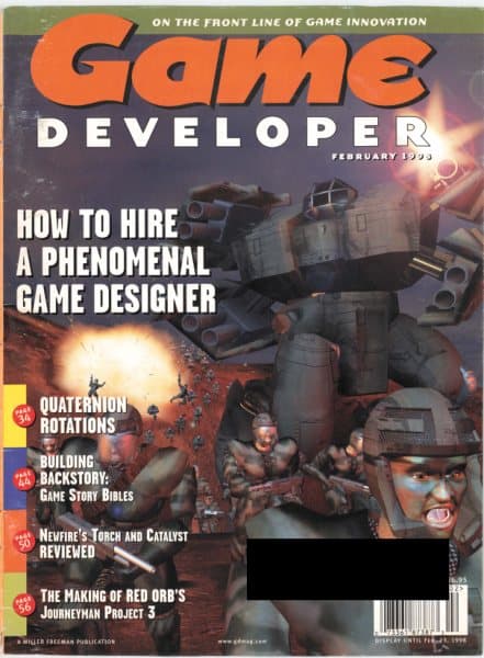 Cover of Game Developer issue 2