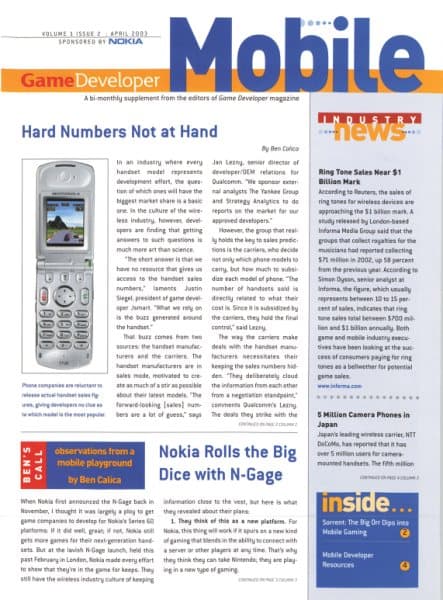 Cover of Game Developer issue 2