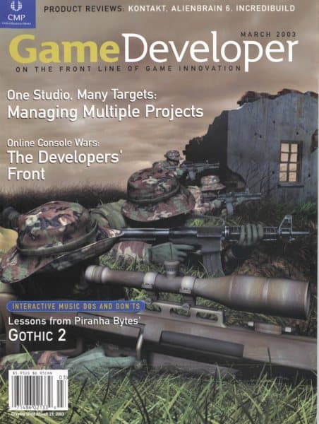 Cover of Game Developer issue 3