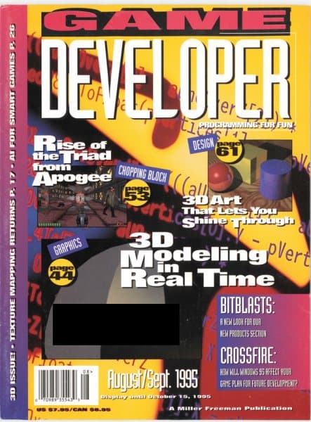 Cover of Game Developer issue 4