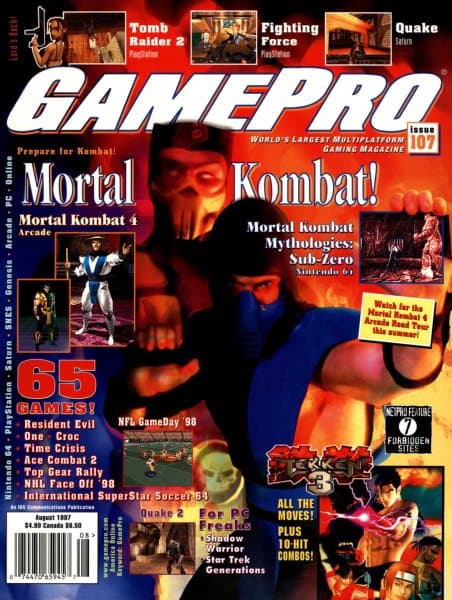 Cover of GamePro issue 107