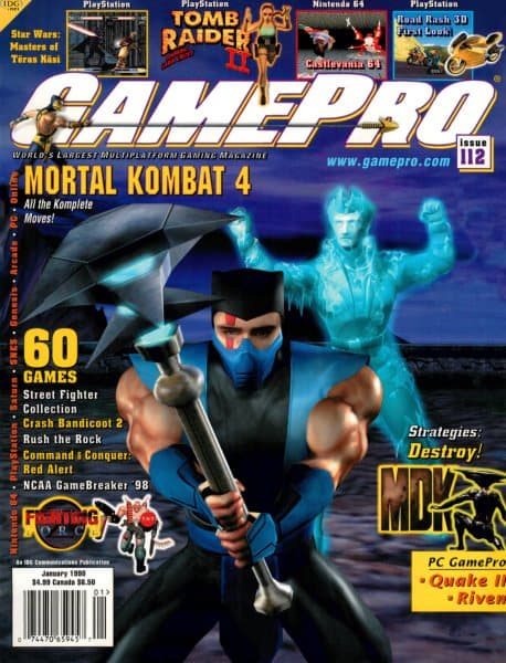 Cover of GamePro issue 112