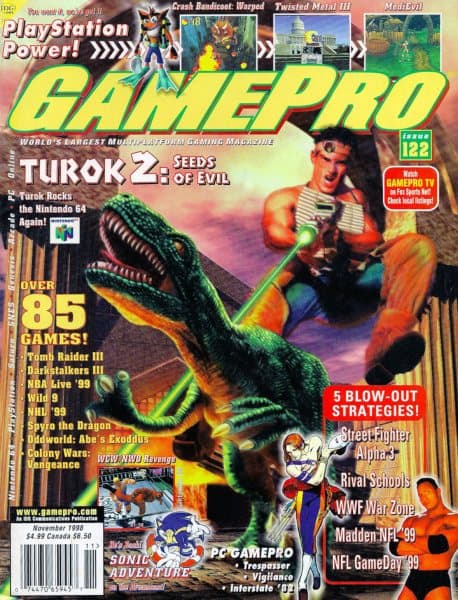 Cover of GamePro issue 122