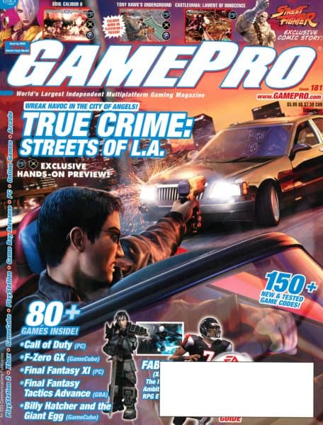Cover of GamePro issue 181