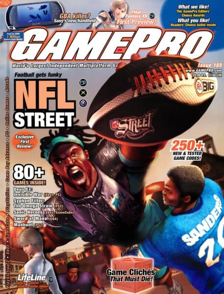 Cover of GamePro issue 185