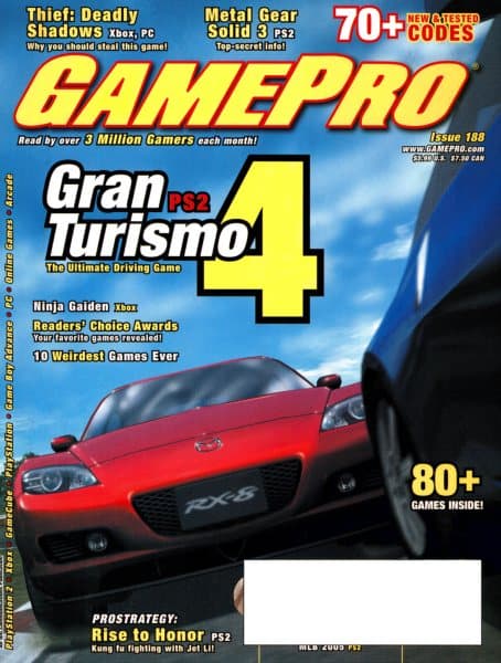 Cover of GamePro issue 188