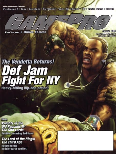 Cover of GamePro issue 190