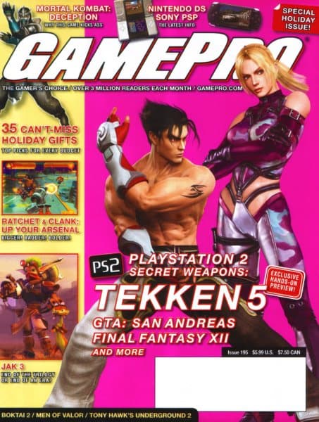 Cover of GamePro issue 195