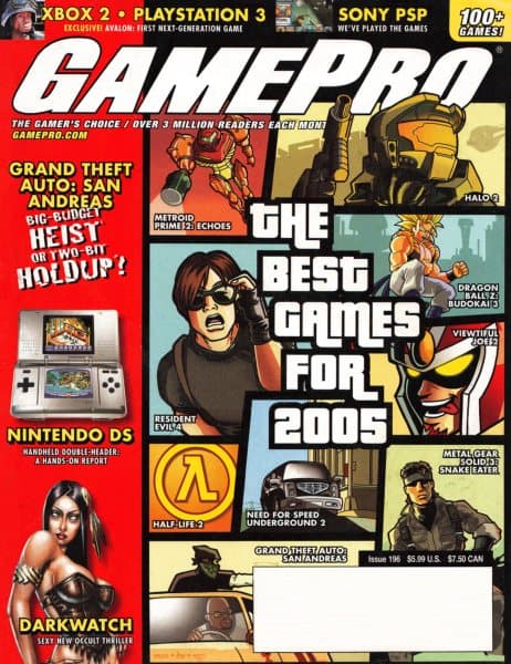 Cover of GamePro issue 196