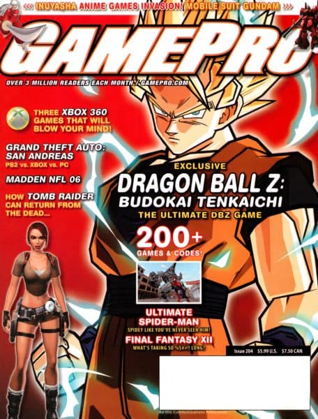 Cover of GamePro issue 204