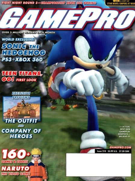 Cover of GamePro issue 210