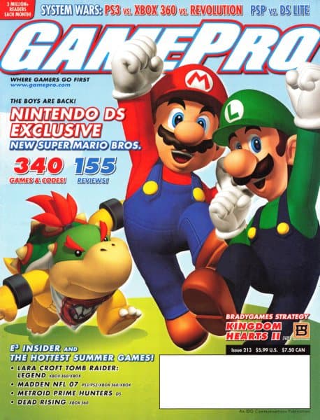 Cover of GamePro issue 213