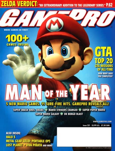 Cover of GamePro issue 221