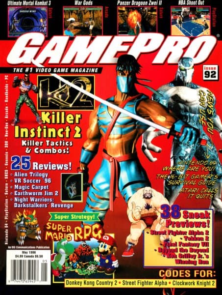 Cover of GamePro issue 92