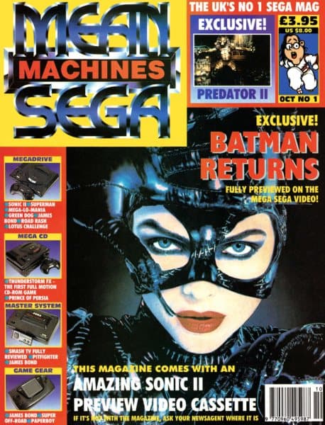 Cover of Mean Machines Sega