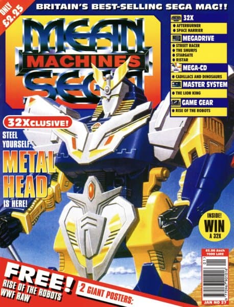 Cover of Mean Machines Sega issue 27