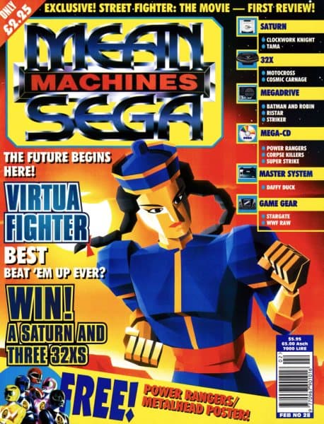 Cover of Mean Machines Sega issue 28