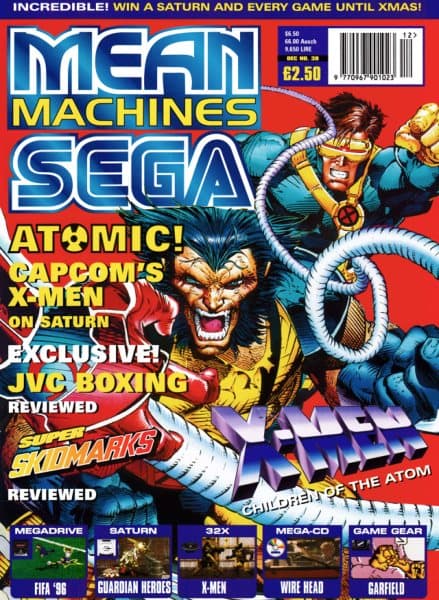 Cover of Mean Machines Sega issue 38