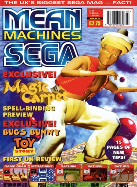 Cover of Mean Machines Sega issue 41