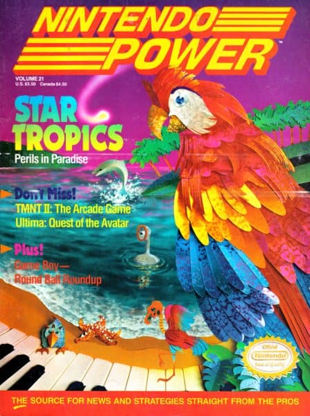 Cover of Nintendo Power issue 21