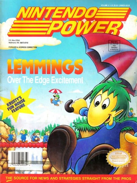 Cover of Nintendo Power issue 37