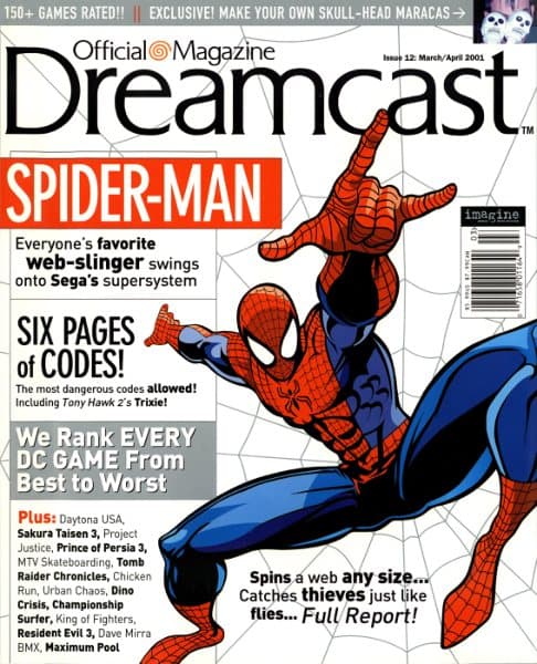 Cover of Official Sega Dreamcast Magazine (US) issue 12