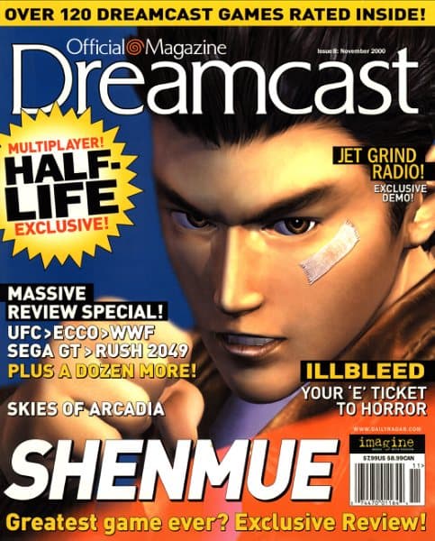 Cover of Official Sega Dreamcast Magazine (US) issue 8