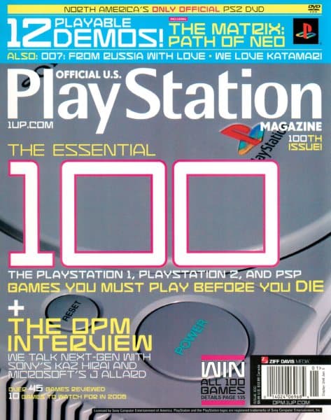 Cover of Official U.S. PlayStation Magazine issue 100