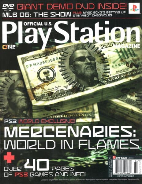 Cover of Official U.S. PlayStation Magazine issue 105