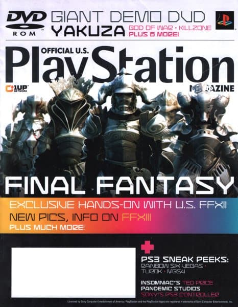 Cover of Official U.S. PlayStation Magazine issue 107