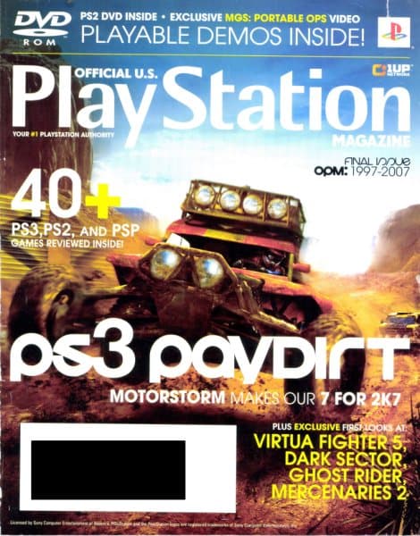 Cover of Official U.S. PlayStation Magazine issue 112