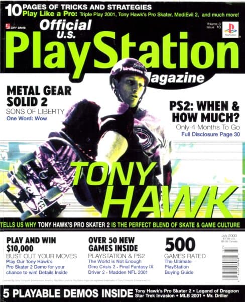 Cover of Official U.S. PlayStation Magazine issue 34