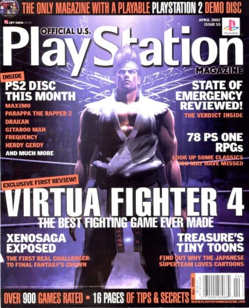 Cover of Official U.S. PlayStation Magazine issue 55