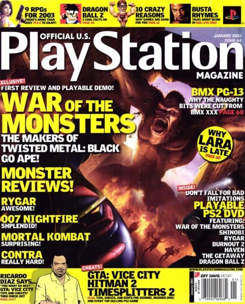 Cover of Official U.S. PlayStation Magazine issue 64