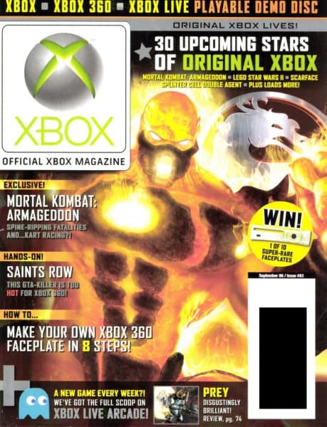 Cover of Official Xbox Magazine issue 61