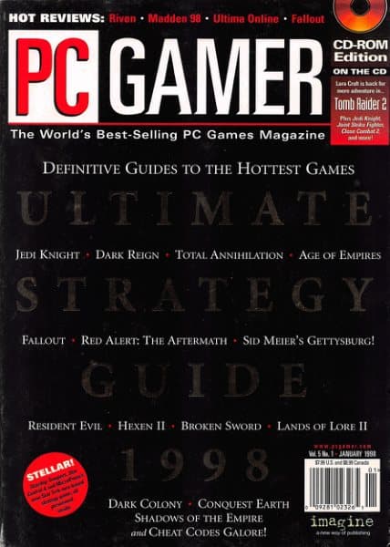 Cover of PC Gamer (US) issue 1